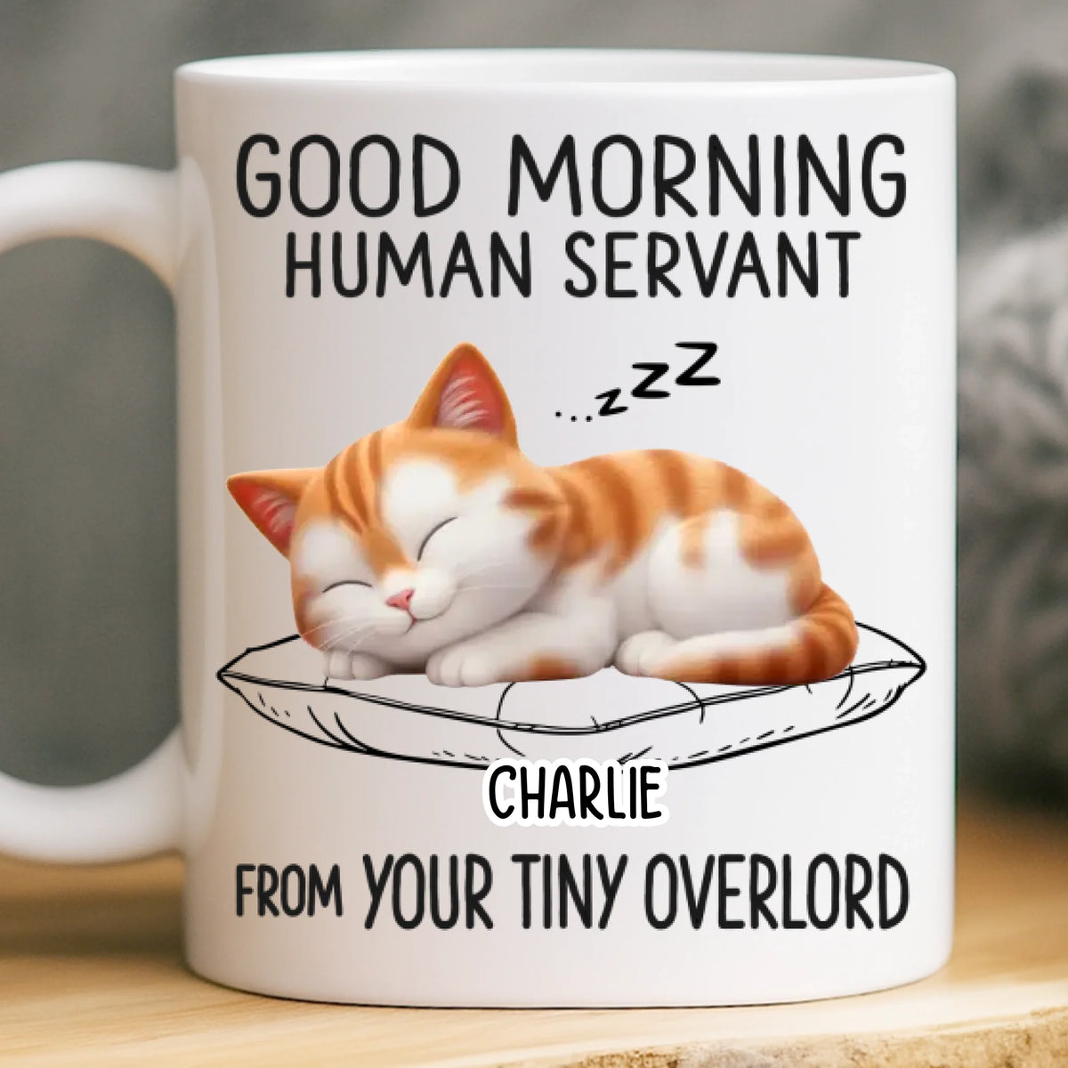 Custom Mug - Personalized Birthday Gifts For Cat Lovers, Cat Mom And Dad - Dreaming Of Snacks