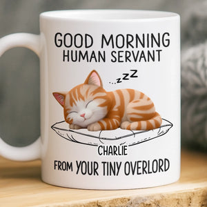 Custom Mug - Personalized Birthday Gifts For Cat Lovers, Cat Mom And Dad - Dreaming Of Snacks