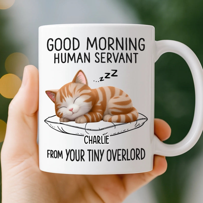 Custom Mug - Personalized Birthday Gifts For Cat Lovers, Cat Mom And Dad - Dreaming Of Snacks