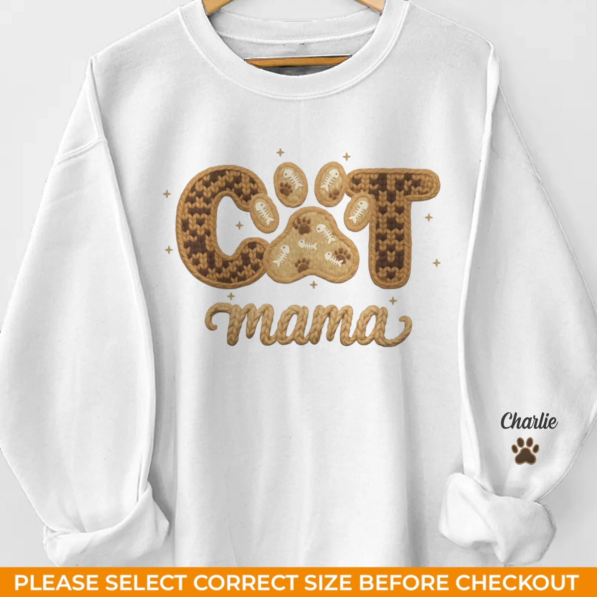 Custom Unisex Sweatshirt, Hoodie With Design On Sleeve - Personalized Birthday Gifts For Dog Cat Lovers, Dog Dad And Mom, Cat Owners - Love Begins With Paws