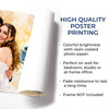 Custom Photo Horizontal Poster - Personalized Anniversary Wedding Gifts For Husband And Wife, Him And Her - You Make Me Smile More