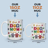 Custom 3D Inflated Effect Printed Mug - Personalized Christmas Birthday Gifts For Dog Cat Lovers, Dog Dad And Mom, Cat Owners - Shining With Fur Love