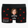 Custom Photo Boxer Briefs, Men's Boxers - Personalized Anniversary Wedding Gifts For Husband And Wife, Him And Her - Life Is Better Together