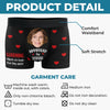 Custom Photo Boxer Briefs, Men's Boxers - Personalized Anniversary Wedding Gifts For Husband And Wife, Him And Her - Life Is Better Together
