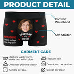 Custom Photo Boxer Briefs, Men's Boxers - Personalized Anniversary Wedding Gifts For Husband And Wife, Him And Her - Life Is Better Together
