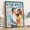 Custom Photo Vertical Poster - Personalized Anniversary Wedding Gifts For Husband And Wife, Him And Her - Choosing You Feels So Right