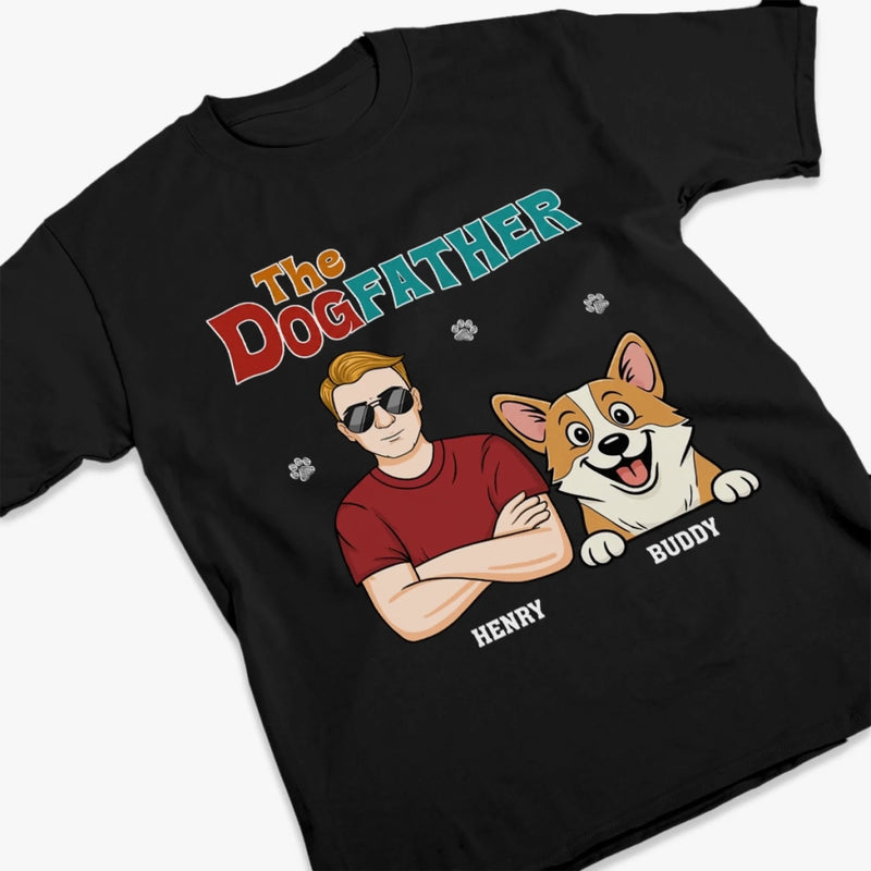 Custom Unisex T-shirt, Premium T-shirt, Hoodie - Personalized Birthday Gifts For Dog Lovers, Dog Dad And Mom - Dog Dad Mode On
