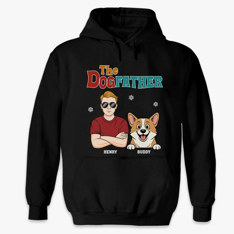 Custom Unisex T-shirt, Premium T-shirt, Hoodie - Personalized Birthday Gifts For Dog Lovers, Dog Dad And Mom - Dog Dad Mode On