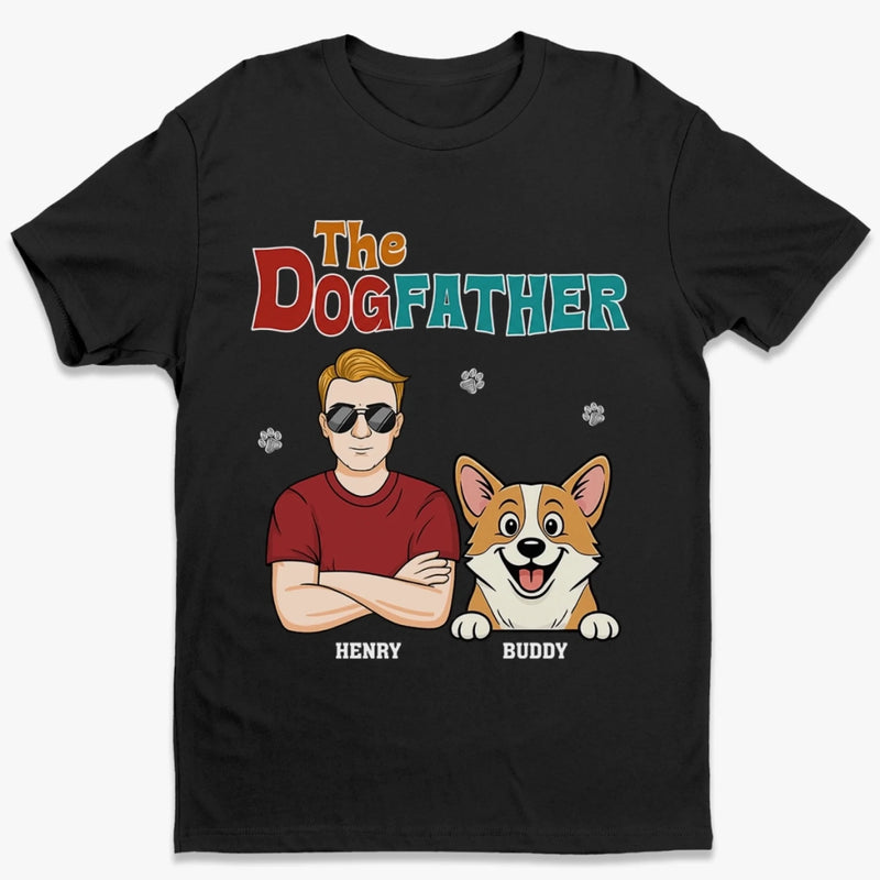 Custom Unisex T-shirt, Premium T-shirt, Hoodie - Personalized Birthday Gifts For Dog Lovers, Dog Dad And Mom - Dog Dad Mode On