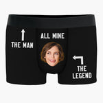 Custom Photo Boxer Briefs, Men's Boxers - Personalized Anniversary Wedding Gifts For Husband And Wife, Him And Her - You Are My Everyday Joy