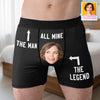 Custom Photo Boxer Briefs, Men's Boxers - Personalized Anniversary Wedding Gifts For Husband And Wife, Him And Her - You Are My Everyday Joy