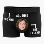 Custom Photo Boxer Briefs, Men's Boxers - Personalized Anniversary Wedding Gifts For Husband And Wife, Him And Her - You Are My Everyday Joy