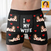 Custom Photo Boxer Briefs, Men's Boxers - Personalized Anniversary Wedding Gifts For Husband And Wife, Him And Her - Built Together Still Standing Strong
