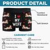 Custom Photo Boxer Briefs, Men's Boxers - Personalized Anniversary Wedding Gifts For Husband And Wife, Him And Her - Built Together Still Standing Strong