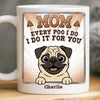 Custom Mug - Personalized Birthday Gifts For Dog Lovers, Dog Dad And Mom - True Service Dog
