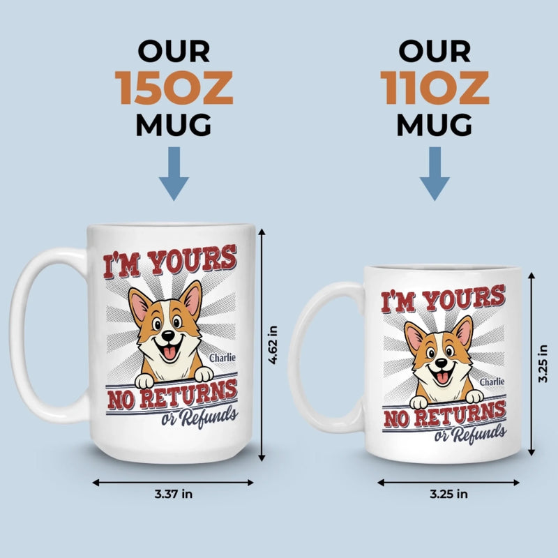 Custom Mug - Personalized Birthday Gifts For Dog Lovers, Dog Dad And Mom - Forever Your Problem