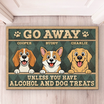 Custom Name Funny Dog Lover Gifts - Personalized Doormat