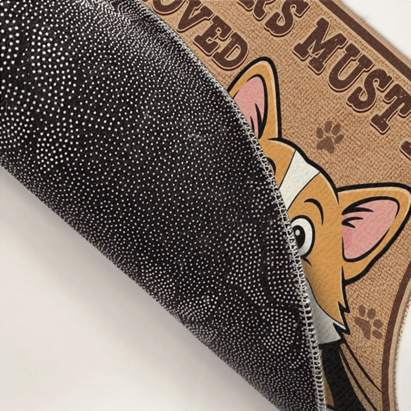 Custom Home Decor Decorative Mat - Personalized Birthday Gifts For Dog Lovers, Dog Dad And Mom - House Gatekeeper