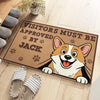 Custom Home Decor Decorative Mat - Personalized Birthday Gifts For Dog Lovers, Dog Dad And Mom - House Gatekeeper
