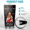 Custom Tumbler - Personalized Anniversary Wedding Gifts For Husband And Wife, Him And Her - Love That Feels Like Home