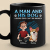 Custom Black Mug - Personalized Birthday Gifts For Dog Lovers, Dog Dad And Mom - Life With Fur Kids