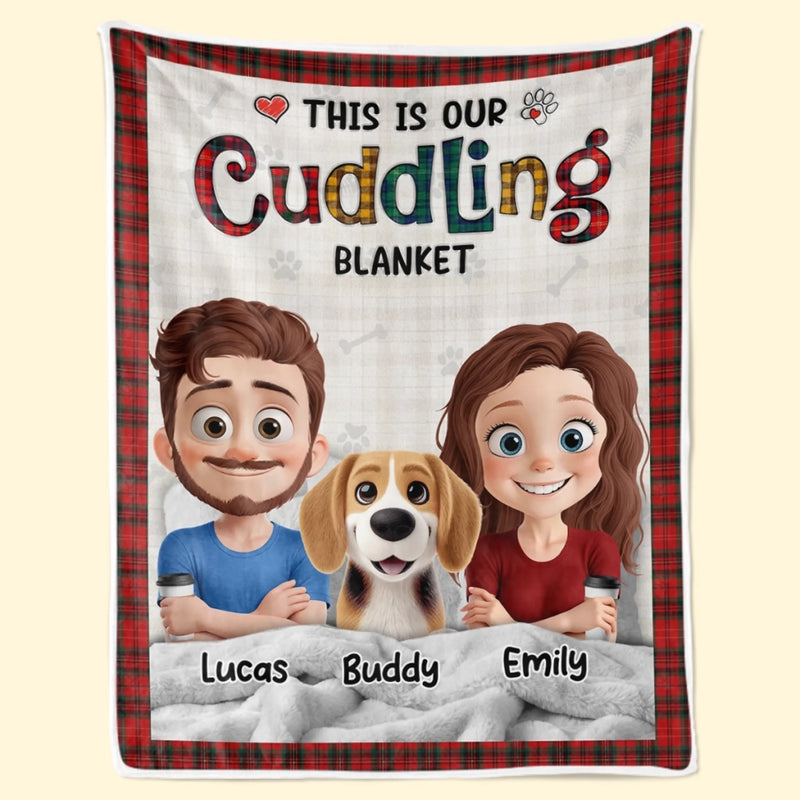 Custom Blanket - Personalized Birthday Gifts For Husband And Wife, Dog Cat Lovers - Home Is Love And Fur