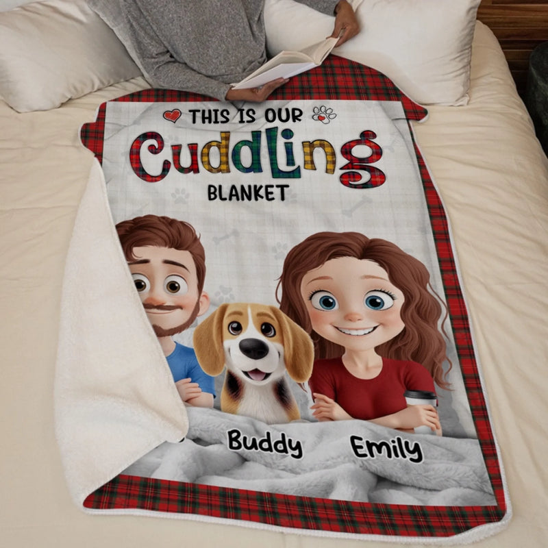 Custom Blanket - Personalized Birthday Gifts For Husband And Wife, Dog Cat Lovers - Home Is Love And Fur