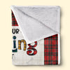 Custom Blanket - Personalized Birthday Gifts For Husband And Wife, Dog Cat Lovers - Home Is Love And Fur