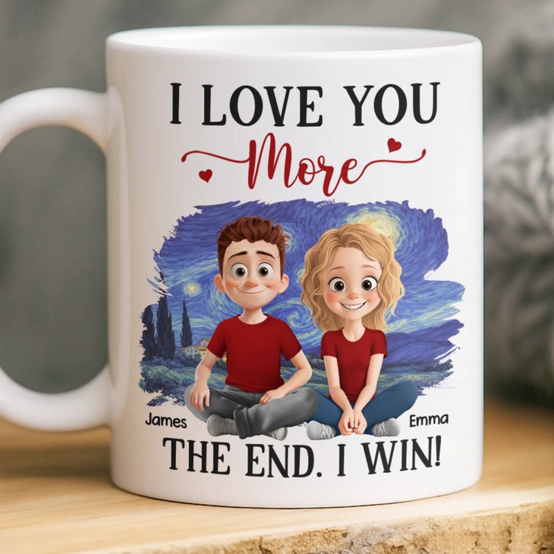 Custom Mug - Personalized Anniversary Wedding Gifts For Husband And Wife, Him And Her - Side By Side Feels Right
