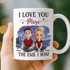Custom Mug - Personalized Anniversary Wedding Gifts For Husband And Wife, Him And Her - Side By Side Feels Right