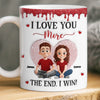 Custom 3D Inflated Effect Printed Mug - Personalized Anniversary Wedding Gifts For Husband And Wife, Him And Her - Together Is Where Peace Lives