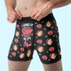Custom Photo Boxer Briefs, Men's Boxers - Personalized Anniversary Wedding Gifts For Husband And Wife, Him And Her - Love Lives In Us