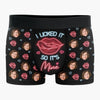 Custom Photo Boxer Briefs, Men's Boxers - Personalized Anniversary Wedding Gifts For Husband And Wife, Him And Her - Love Lives In Us