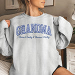 Custom Unisex Sweatshirt, Hoodie With Design On Sleeve - Personalized Birthday Gifts For Mom, Grandma - Rooted In Love