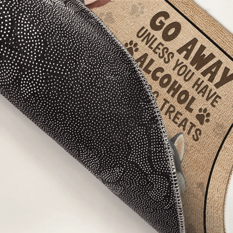 Custom Home Decor Decorative Mat - Personalized Birthday Gifts For Dog Lovers, Dog Dad And Mom - Life Is Better With Dogs