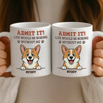 Custom Mug - Personalized Birthday Gifts For Dog Lovers, Dog Dad And Mom - Instant Mood Booster