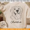 Custom Photo Unisex Sweatshirt, Hoodie With Design On Sleeve - Personalized Birthday Gifts For Dog Lovers, Dog Dad And Mom - Forever My Fur Baby