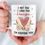 Custom Mug - Personalized Anniversary Wedding Gifts For Husband And Wife, Him And Her - You Are My Safe Place