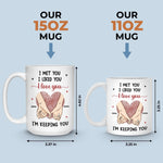 Custom Mug - Personalized Anniversary Wedding Gifts For Husband And Wife, Him And Her - You Are My Safe Place