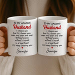 Custom Mug - Personalized Anniversary Wedding Gifts For Husband And Wife, Him And Her - Two Lives One Rhythm