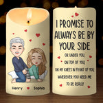 Custom Name Funny Naughty Couple Gifts - Personalized LED Candle