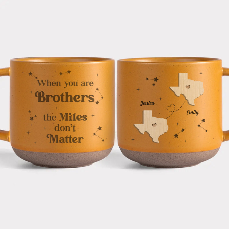 Family Is Forever In Our Hearts - Family Personalized Custom Printed Pottery Mug - Christmas Gift For Family Members