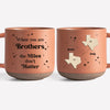 Family Is Forever In Our Hearts - Family Personalized Custom Printed Pottery Mug - Christmas Gift For Family Members