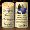 Forever Grateful, Forever Loving You, Mom - Family Personalized Custom LED Candle - Gift For Mom, Daughter
