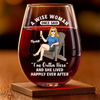 Cheers To My Next Chapter - Coworker Personalized Custom Wine Glass - Appreciation, Retirement Gift For Coworkers, Work Friends, Colleagues