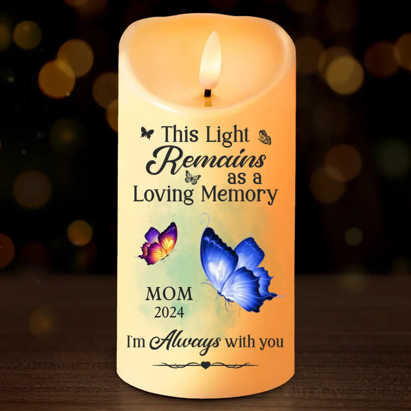 Those Who Touch Our Lives, Stay In Our Hearts Forever - Memorial Personalized Custom LED Candle - New Arrival, Christmas Gift, Sympathy Gift For Family Members