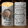 Custom Photo A Heart So Deeply Loved - Memorial Personalized Custom LED Candle - New Arrival, Sympathy Gift, Christmas Gift For Family Members