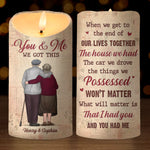 Your Love Is My Greatest Treasure - Couple Personalized Custom LED Candle - Christmas Gift For Husband, Wife, Couple