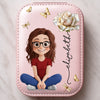 Custom Jewelry Box LED Makeup - Personalized Birthday Gifts For Besties, Sisters, BFF, Family, Yourself - Shining Bright In My Own Way