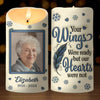 Custom Photo Gone But Never Forgotten - Memorial Personalized Custom 3D Inflated Effect Printed LED Candle - Sympathy Gift, Christmas Gift For Family Members